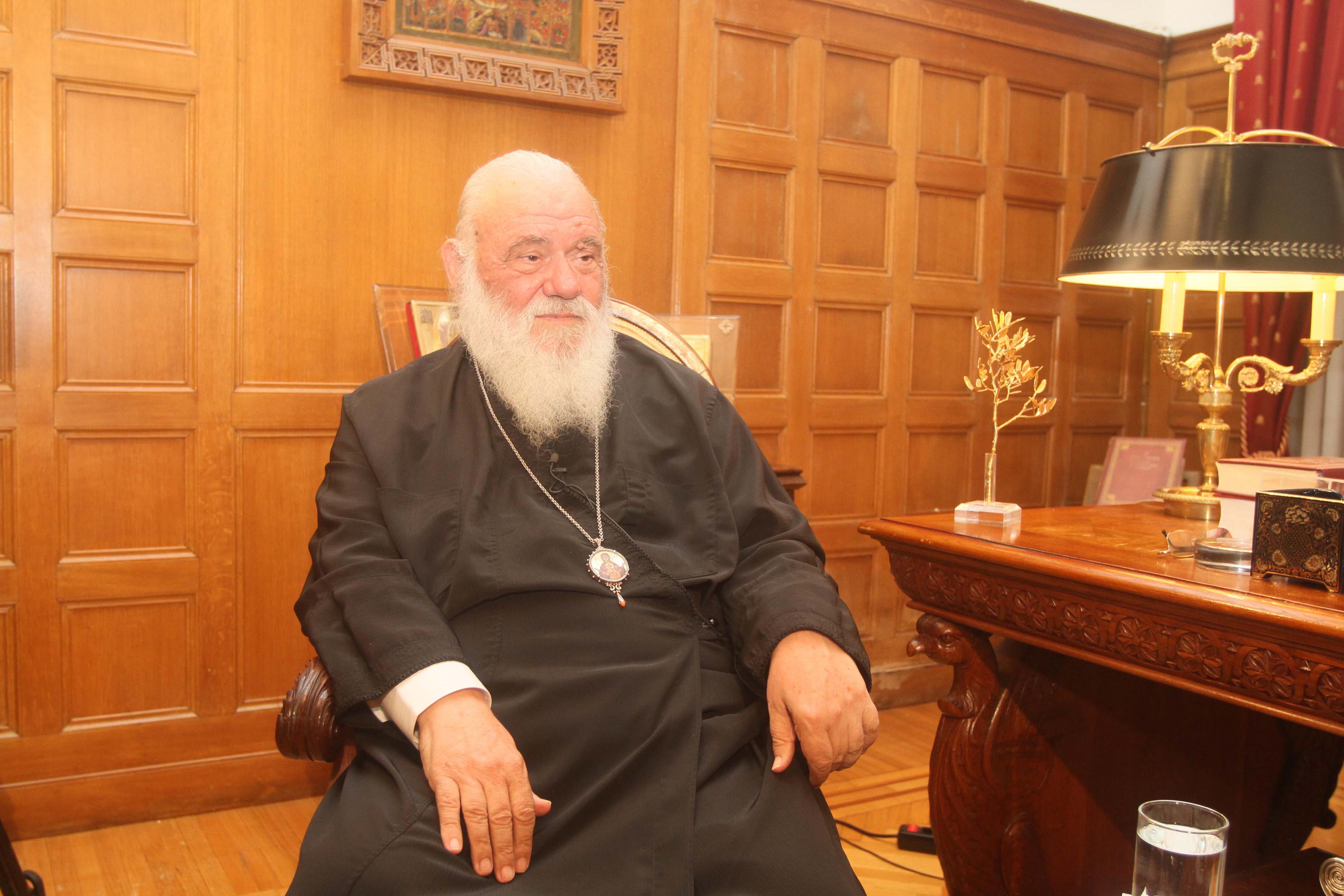 Συνέντευξη του Αρχιεπισκόπου Ιερώνυμου στο Γ. Παπαδάκη