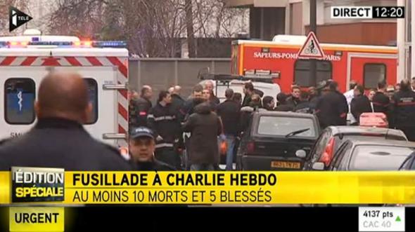 Νεκροί από επίθεση στο περιοδικό “Charlie Hebdo”