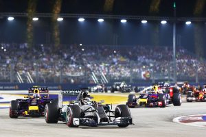 2014 Formula One Singapore Grand Prix Marina Bay Street Circuit, Singapore, 18th - 21st September 2014.  Lewis Hamilton, Mercedes F1 W05 Hybrid, Action,  World Copyright: © Andrew Hone Photographer 2014. Ref:  _ONY7718