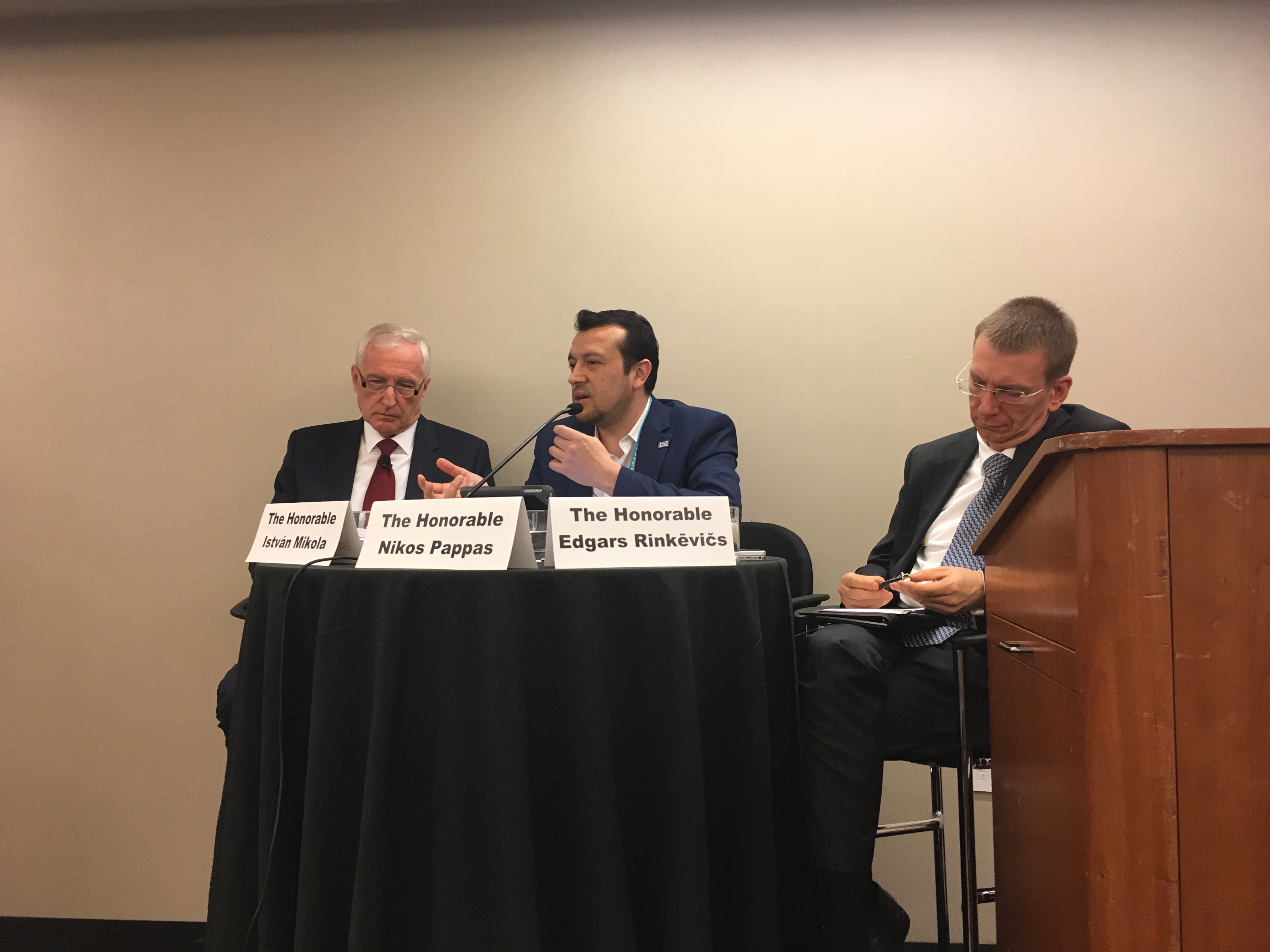 Ο Ν. Παππάς στο AIPAC POLICY CONFERENCE