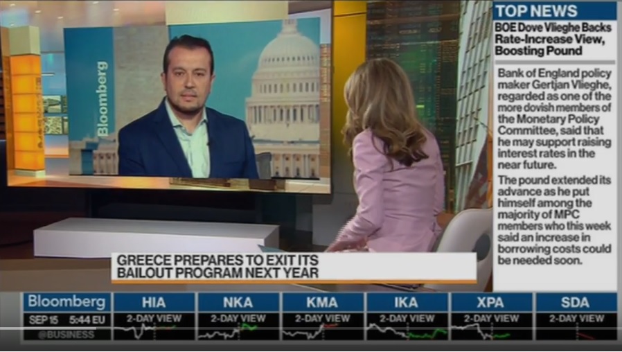 Συνέντευξη Ν. Παππά στο Bloomberg
