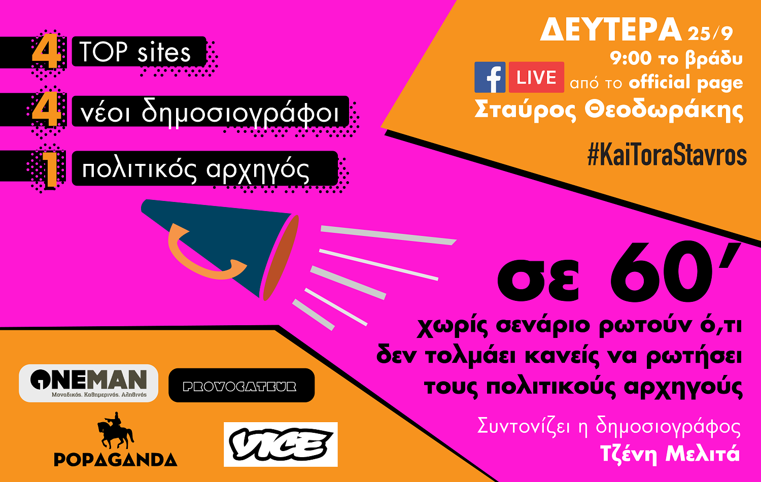 Απαντήσεις Σ. Θεοδωράκη σε 4 sites
