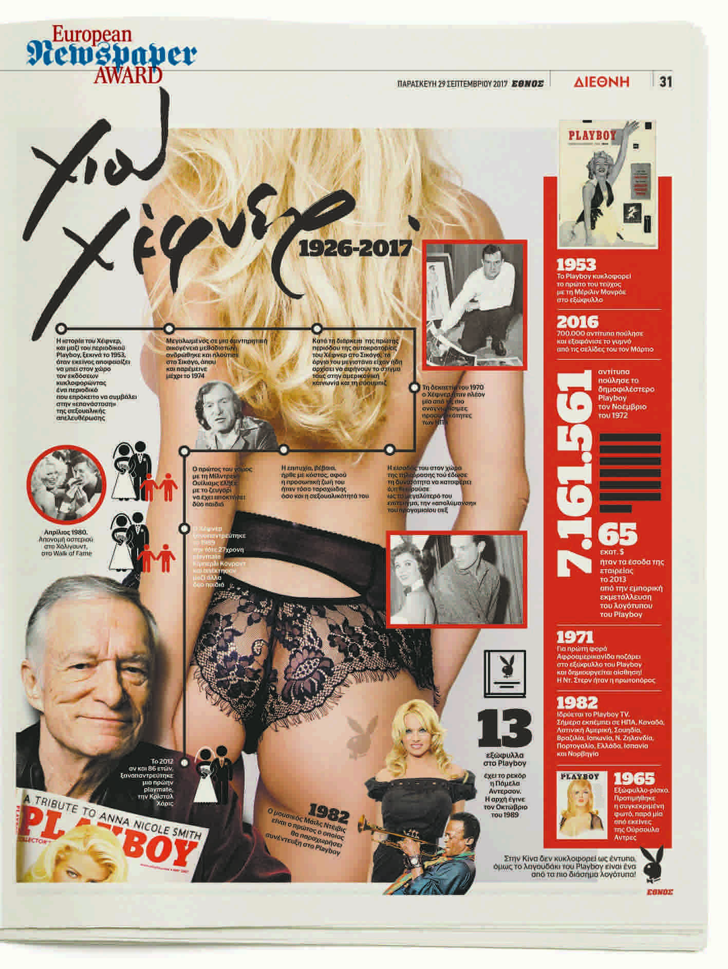 Βράβευση για το νέο “‘Εθνος”στα European Newspaper Award
