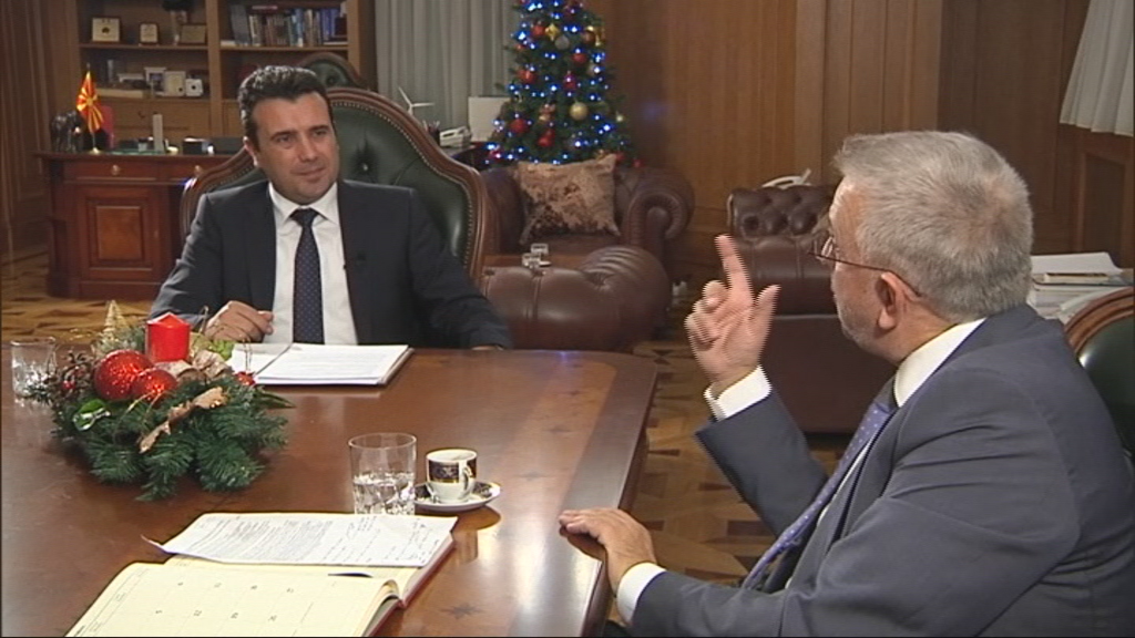 Συνέντευξη του Πρωθυπουργού της FYROM Ζόραν Ζάεφ στον Alpha