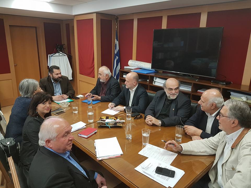 Συνάντηση της Ένωσης Δημοτικών Ραδιοτηλεοπτικών ΜΜΕ Ελλάδας με  Λ. Κρέτσο