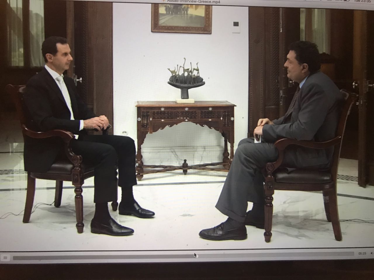 Αποκλειστική συνέντευξη του Πρόεδρου της Συρίας