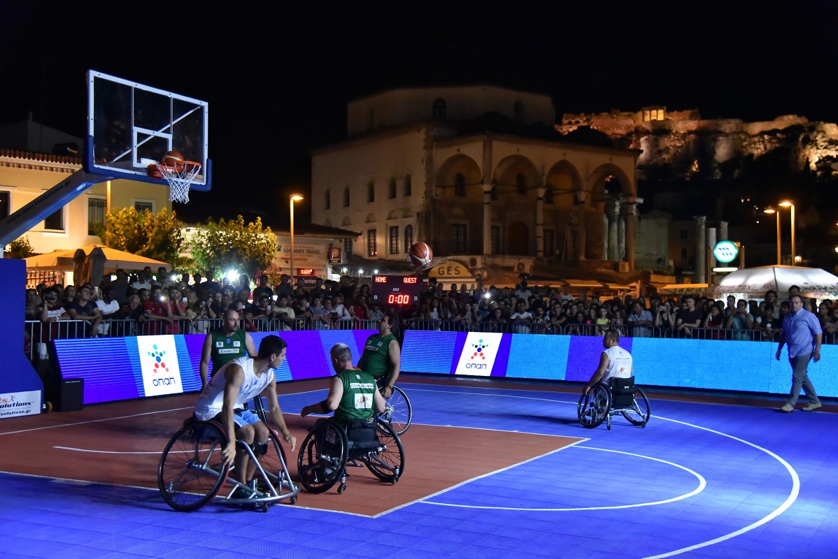 Tο “1st Midnight 3on3 Streetball” από ΟΣΕΚΑ και ΟΠΑΠ στο Μοναστηράκι