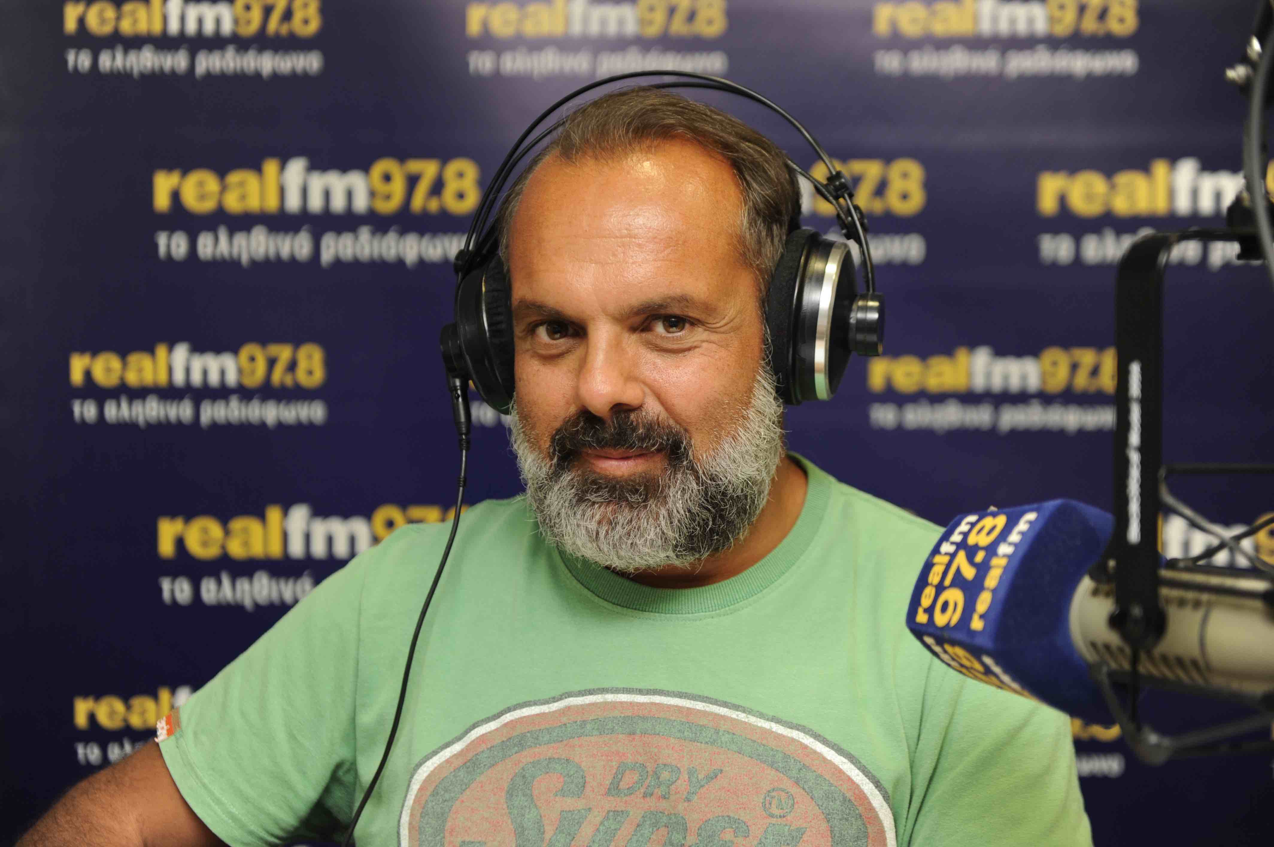 Ο Δημήτρης Γιαγτζόγλου στον Real Fm 97,8