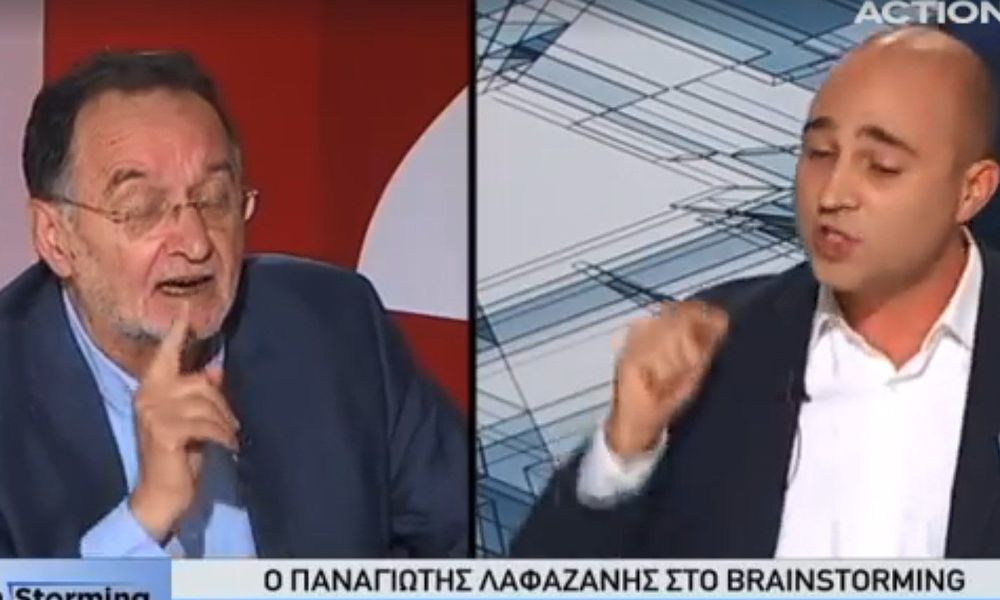 Αποχώρηση Λαφαζάνη σε πάνελ με Μπογδάνο στο Action24