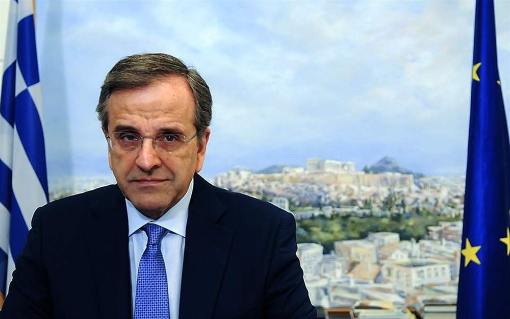 Α. Σαμαράς σε ΣΚΑΪ: Όλη η χώρα κρατιότανε όρθια με αερομεταφορά χαρτονομισμάτων από την Ευρωπαϊκή Κεντρική Τράπεζα στη Φρανκφούρτη