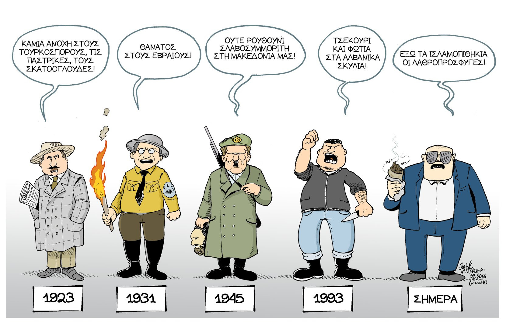 Πολιτική γελοιογραφία και ιστορία