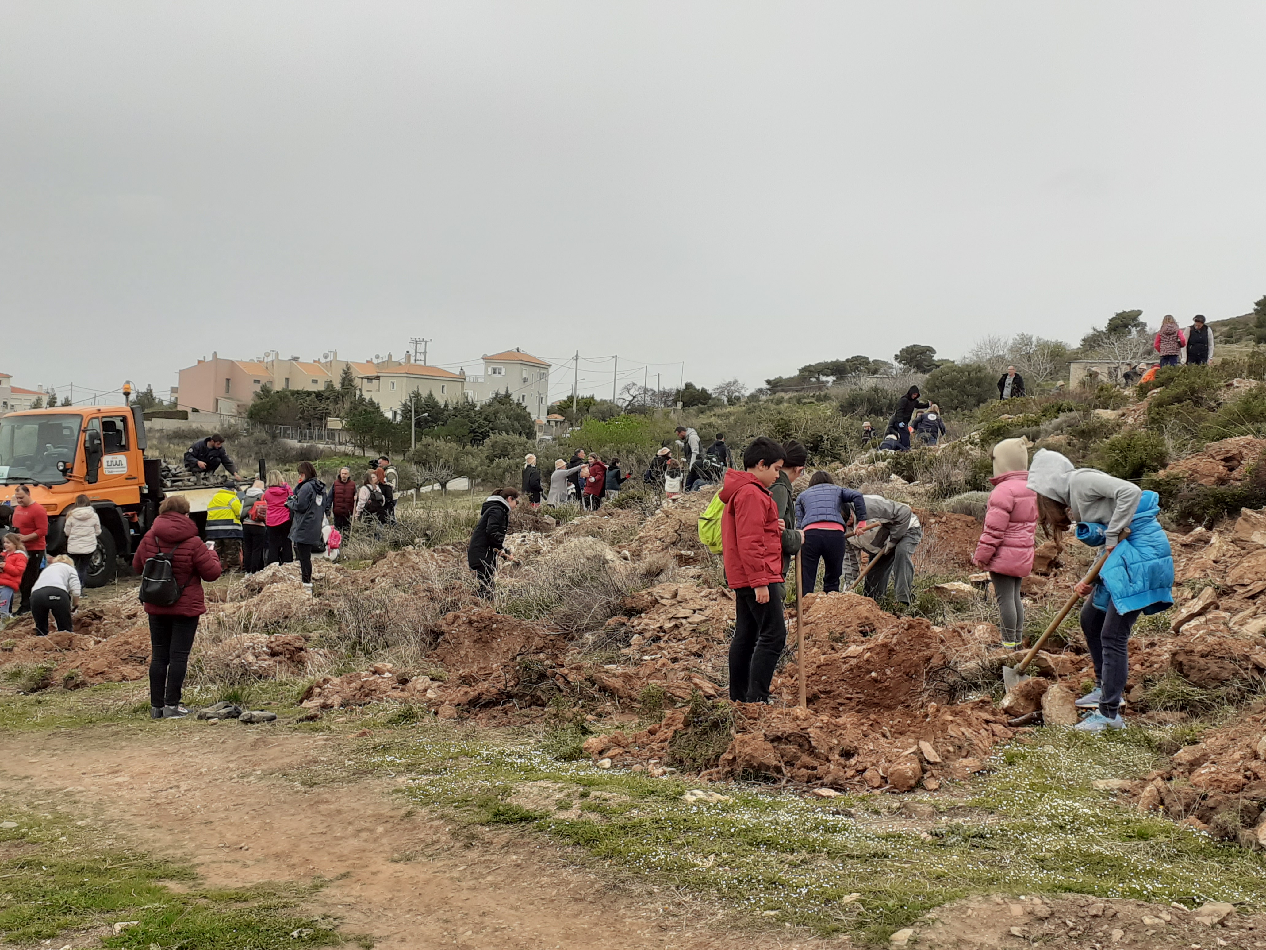 «Όλοι Μαζί Μπορούμε»: Με επιτυχία πραγματοποιήθηκε η χθεσινή δενδροφύτευση στη Βορειοανατολική Πεντέλη