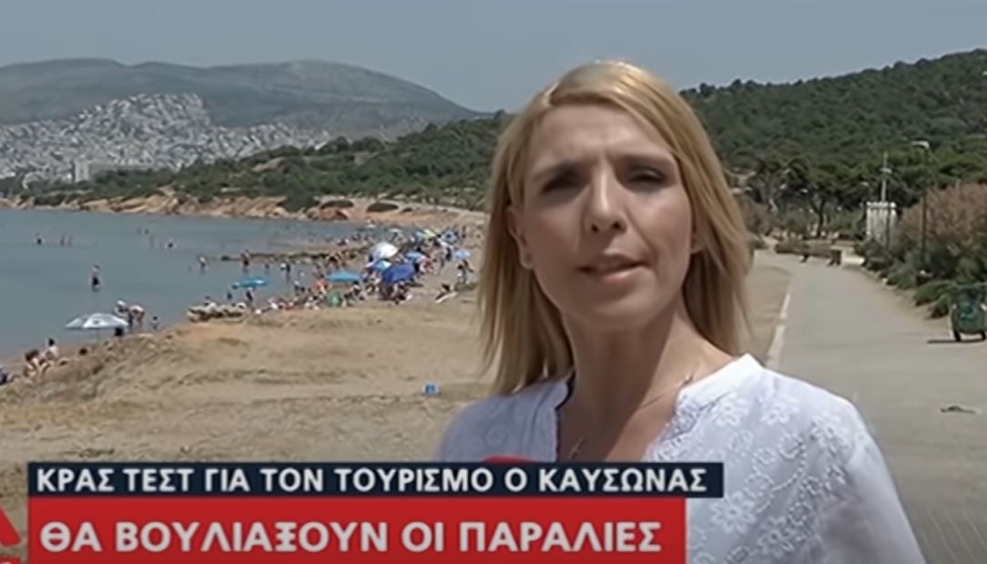 Επίθεση με πέτρες στη δημοσιογράφο Ρένα Κουβελιώτη ενώ έκανε ρεπορτάζ σε παραλία της Αττικής Πηγή: www.lifo.gr