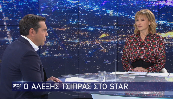 Συνέντευξη του Προέδρου του ΣΥΡΙΖΑ στο κεντρικό δελτίο ειδήσεων του Star