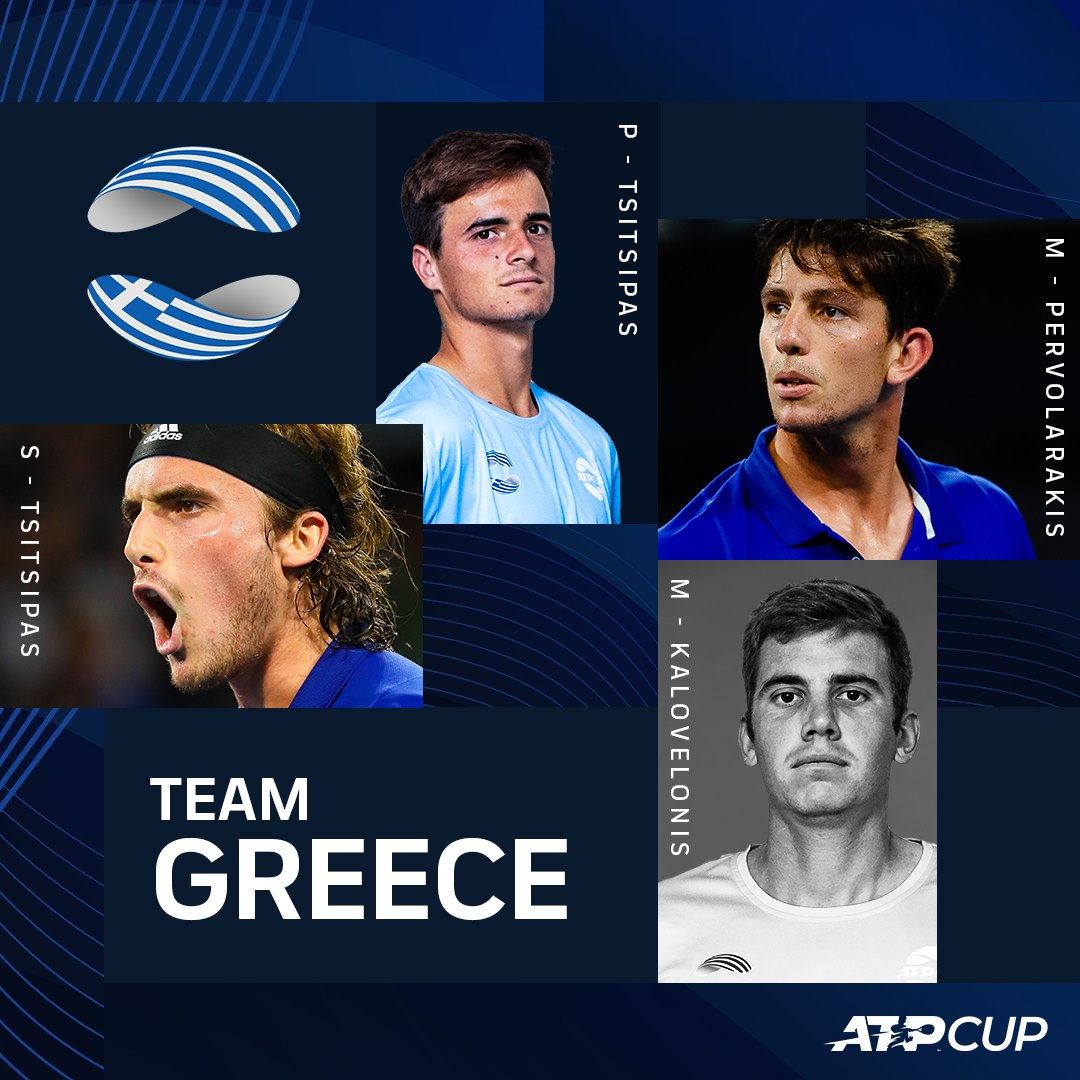 Το τουρνουά τένις ATP Cup με την Εθνική Ελλάδας και τον Στ.Τσιτσιπά  αποκλειστικά στα Novasports!