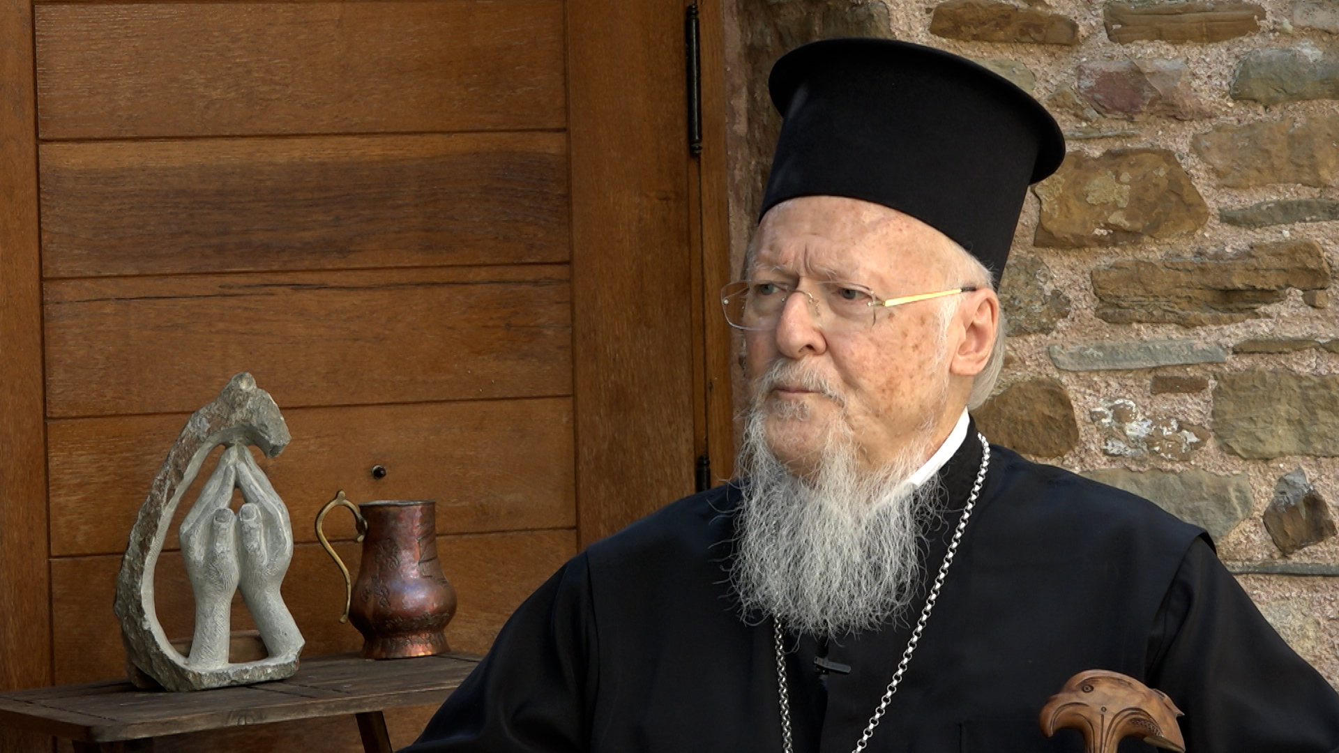 Αποκλειστική συνέντευξη του  Οικουμενικού Πατριάρχη Βαρθολομαίου στο MEGA
