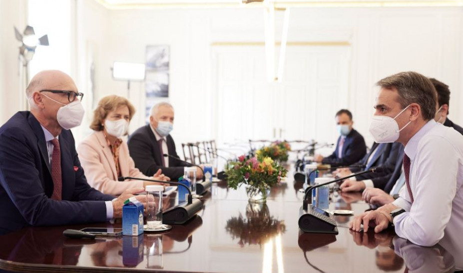Συνάντηση του Πρωθυπουργού με τον με τον διευθύνοντα σύμβουλο της Deutsche Telekom, Tim Höttges