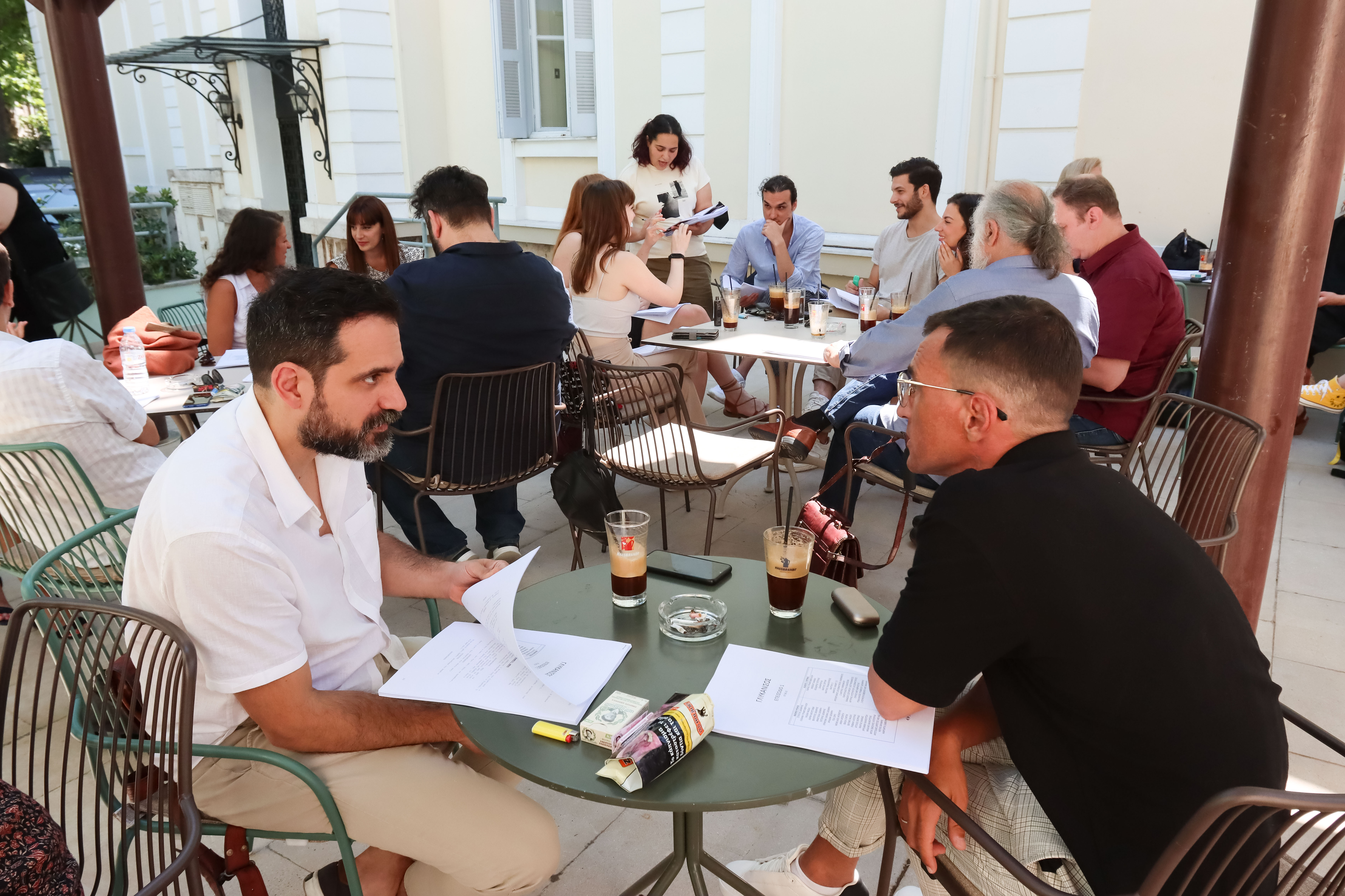 Πρώτη ανάγνωση του σεναρίου της σειράς “Γλυκάνισος”