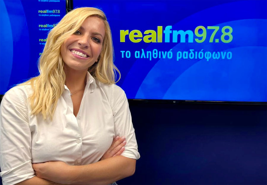 O Real FM υποδέχεται την Μαρία Αναστασοπούλου