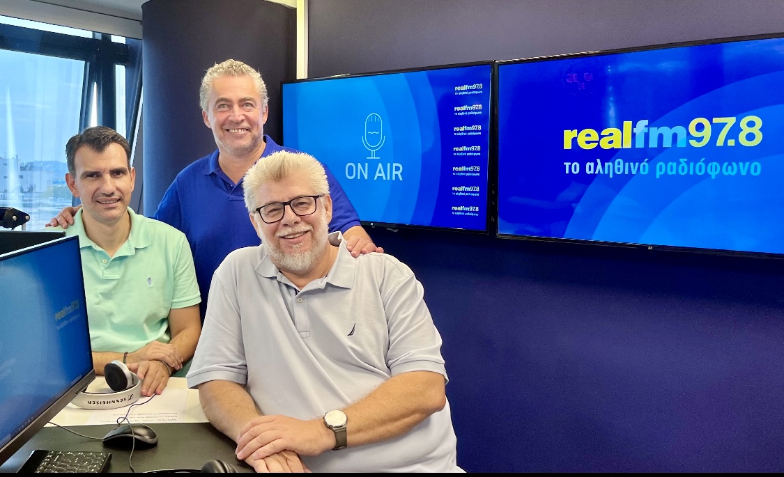 Ο Γιώργος Σιαδήμας στην πρωινή ζώνη του Real FM