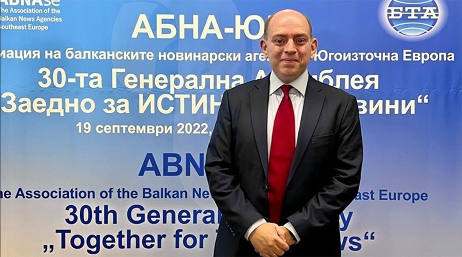 Πρόεδρος της Ένωσης Βαλκανικών Πρακτορείων Ειδήσεων