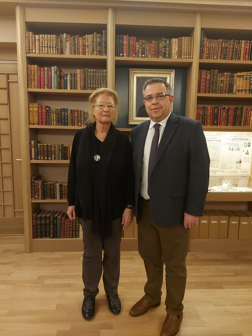 Δημήτρης Γαλαμάτης: Συνάντηση με την Πρόεδρο της Διεθνούς Ομοσπονδίας Δημοσιογράφων , Dominique Pradalié
