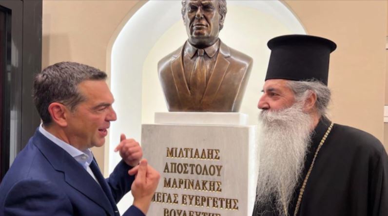 Στο Μαρινάκειο Μέλαθρον ο Αλέξης Τσίπρας