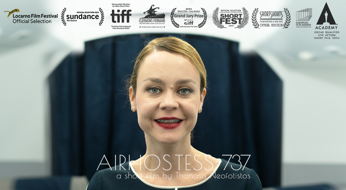 Στην “AirHostess-737”, του Θανάση Νεοφώτιστου, το μεγάλο βραβείο του 49ου Φεστιβάλ του Σιάτλ  και η πρόκριση για υποψηφιότητα στα Όσκαρ του 2024!