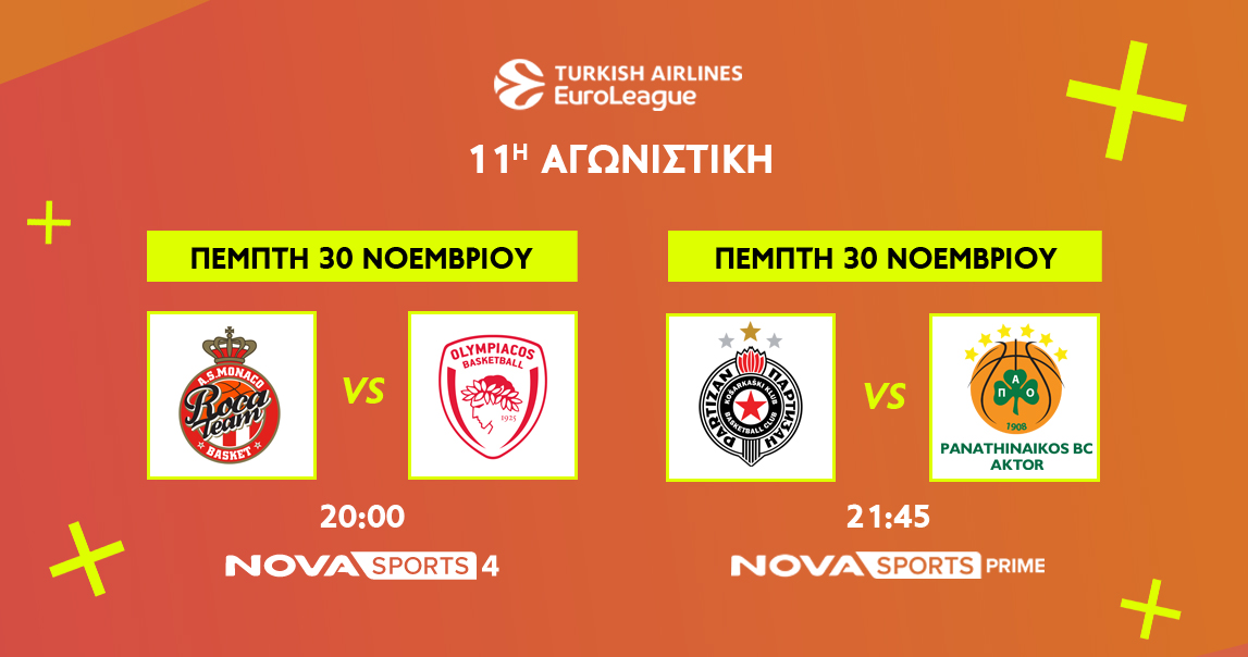 Οι αθλητικές  μεταδόσεις στο Novasports