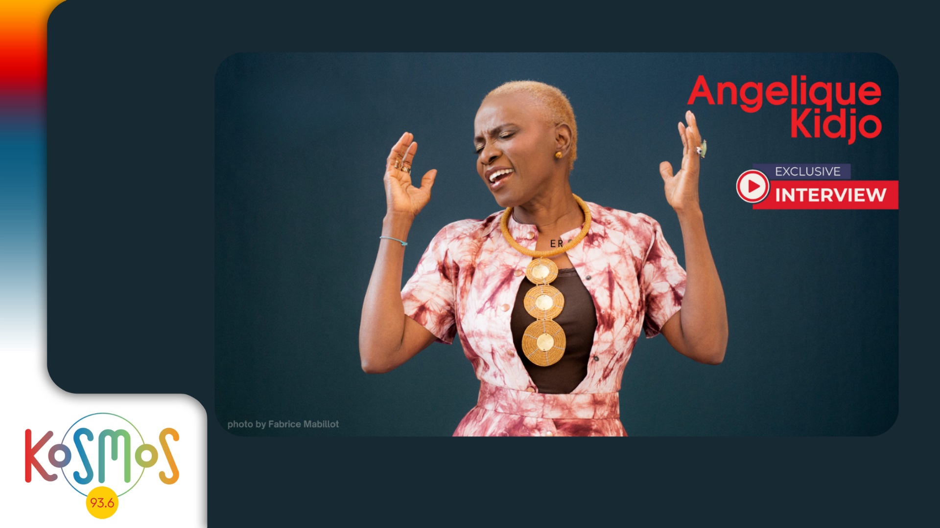 H Angelique Kidjo αποκλειστικά στο KOSMOS 93.6