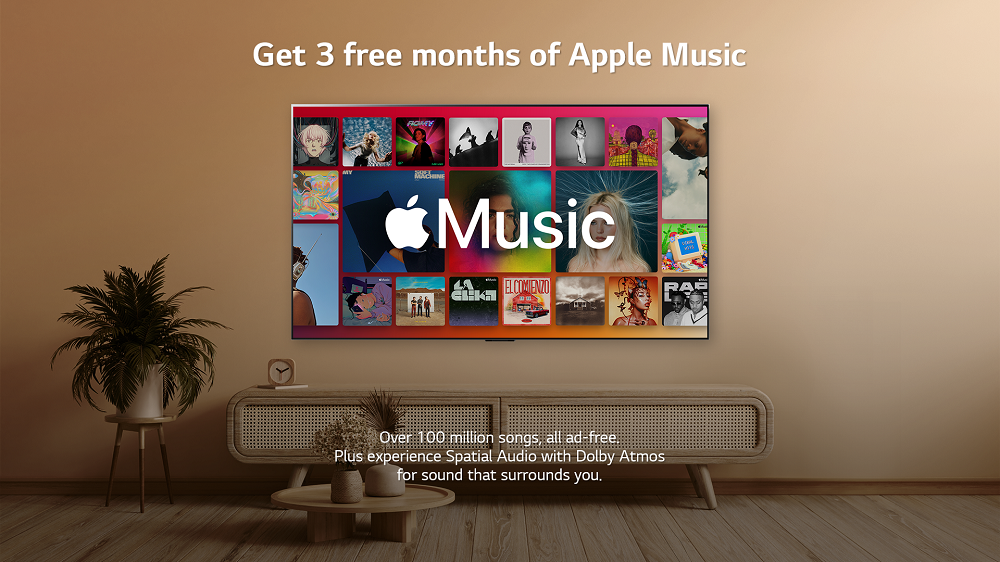 Δωρεάν δοκιμή 3 μηνών για το Apple Music για τους χρήστες του Smart TV της LG