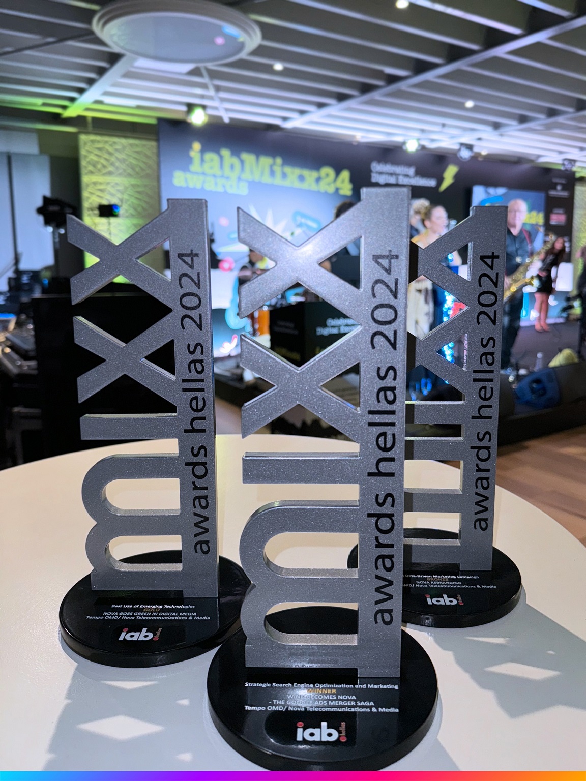 H ομάδα marketing της Nova κατέκτησε 3 Βραβεία στα IAB MIXX Awards 2024 για το Digital Marketing