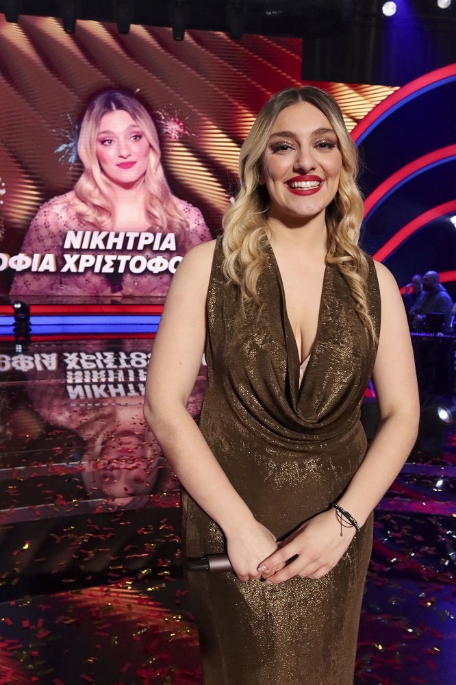 Νικήτρια  η Σοφία Χριστοφορίδου στο “The Voice”
