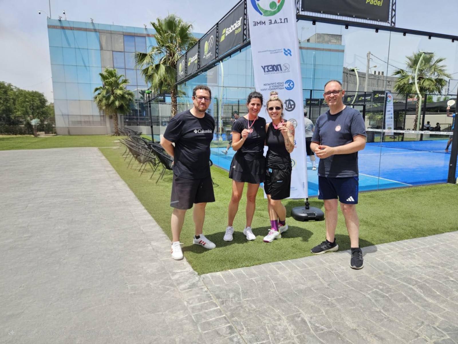1ο τουρνουά PADEL Τύπου Π.Σ.Α.Ε. ΜΜΕ