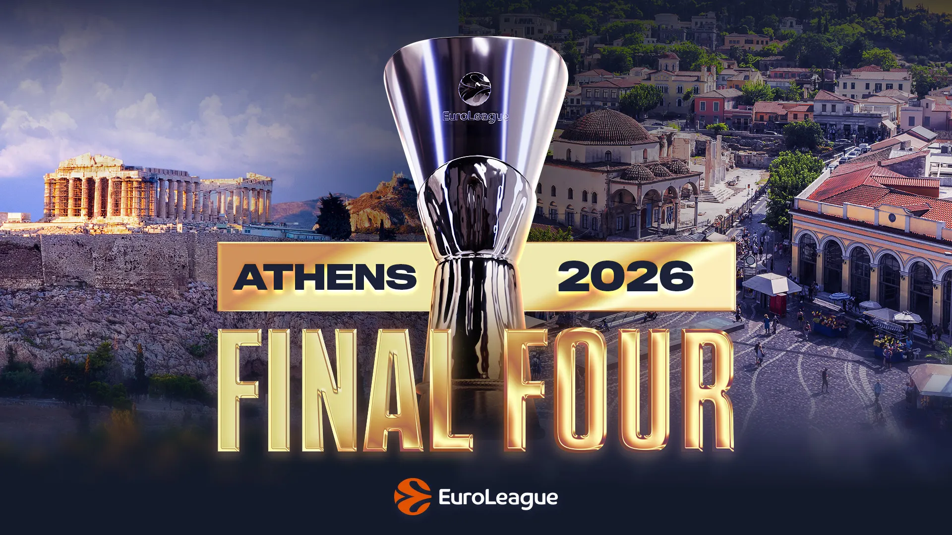 Η Αθήνα θα φιλοξενήσει το Final Four της EuroLeague το 2026