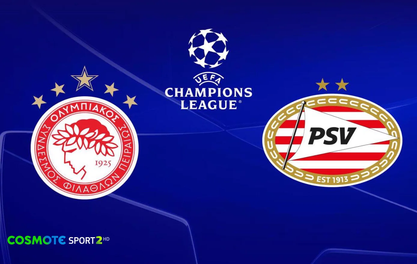 UEFA Champions League: Τα ματς Ολυμπιακός-PSV Αϊντχόφεν, Λίβερπουλ-Ρεάλ Μαδρίτης & Παρί Σεν Ζερμέν-Μπάγερν Μονάχου έρχονται στην COSMOTE TV