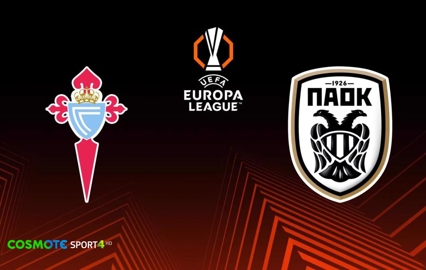 UEFA Europa League: Τα ματς Βικτόρια Πλζεν-Παναθηναϊκός και Θέλτα-ΠΑΟΚ για τα Knockout Play-offs παίζουν στην COSMOTE TV