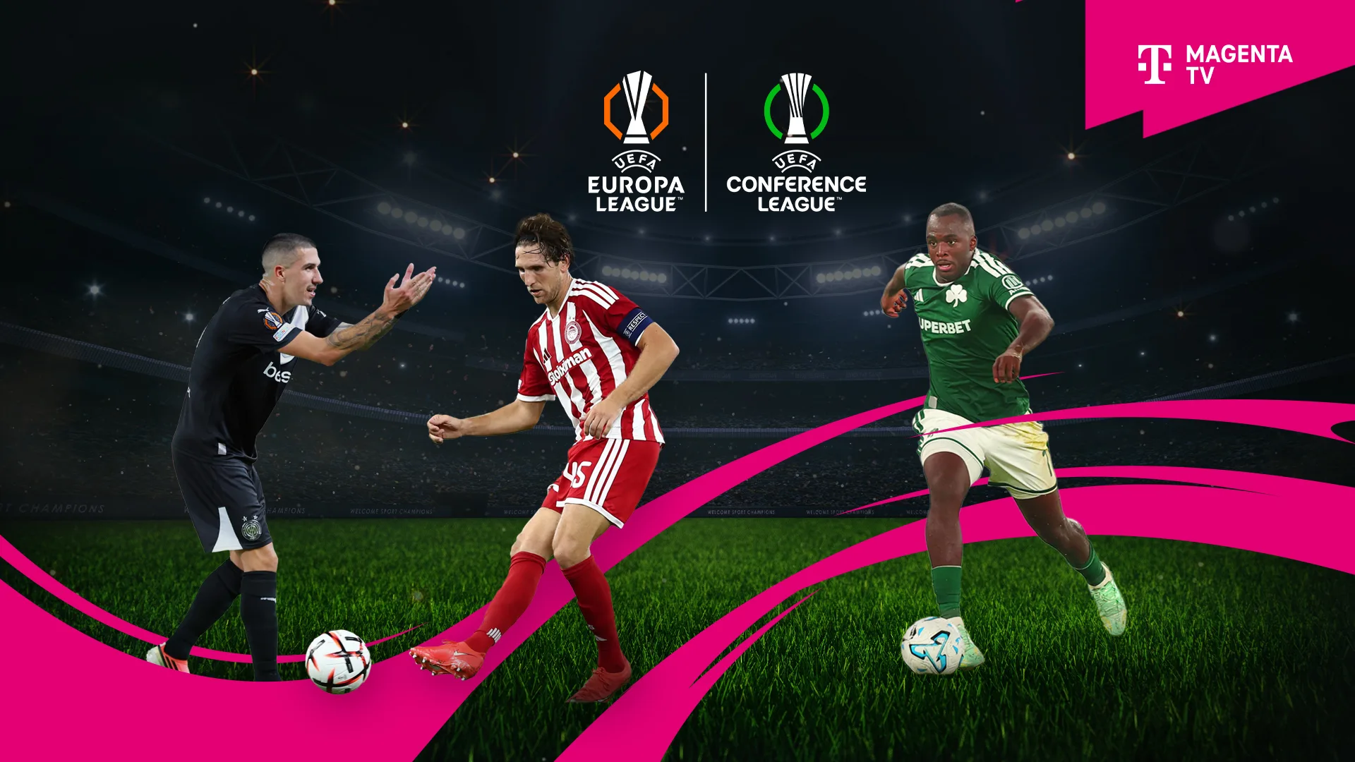 UEFA Europa & Conference League: Οι ευρωπαϊκές «μάχες» Ολυμπιακού, ΟΦΗ και Παναθηναϊκού στη MagentaTV